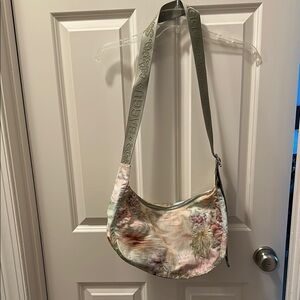 Collina Strada Baggu Crescent Floral Shoulder Bag